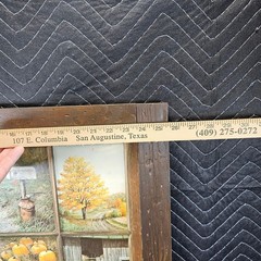 Homco Home Interiors Window Pane Picture Fall Rustic Autumn Farm B Mitchell VTG