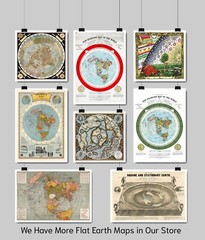 Flat Earth Map Alexander Gleason – Gleason’s 1892 New Standard Map of the World