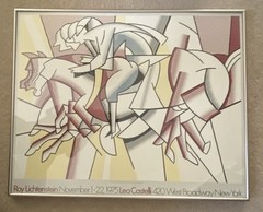 ROY LICHTENSTEIN The Red Horseman 22.5″ x 28″ Offset Lithograph 1975 Pop Art