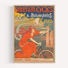 Omnium Cycles & Automobiles, Paris Theriet (France) Bicycle 1900 Retro Vintage P