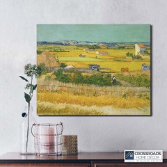 Harvest by Van Gogh, Vincent Van Gogh Wall Decor, Van Gogh Canvas Wall Art