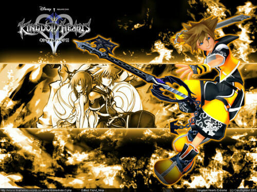 286646 Kingdom Hearts 2 Boy Game PRINT POSTER