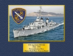 USS AMERICA CVA-CV66 8.5 X 11 Custom Personalized Print of US Navy Ships Gift