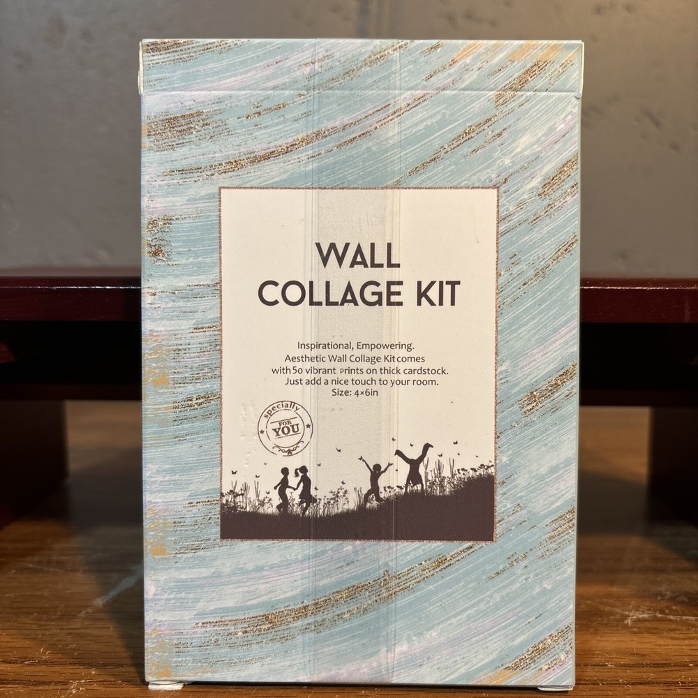 Inspiration Motivation 4″x6″ Wall Collage Kit Of 50 -New