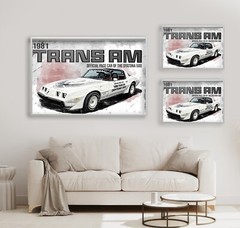 1981 Pontiac Trans Am Daytona 500 official Pace Car 24×36 or 11×17 In Poster