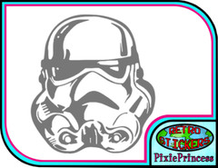 Star Wars Storm Trooper V Vinyl Sticker Car Truck Window Wall Poster Art Movie