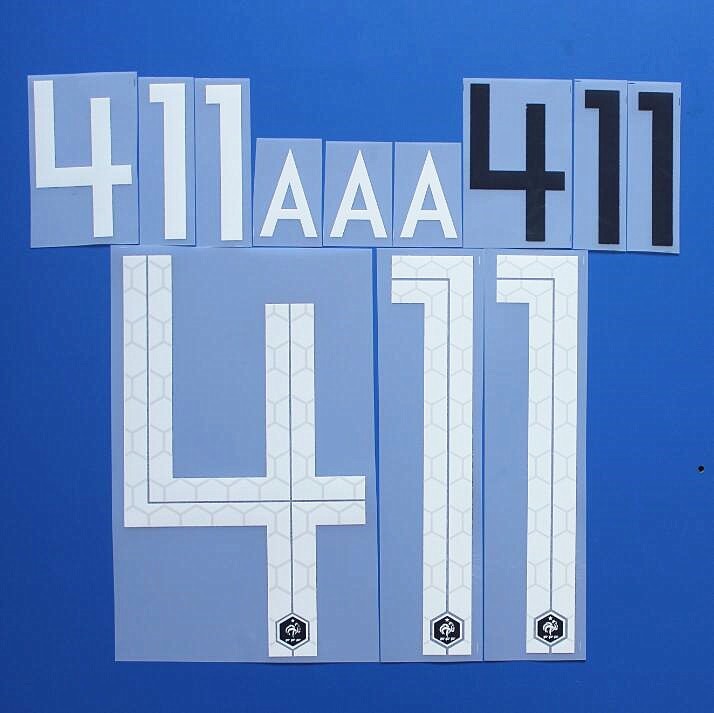 2018 France Name Number Personalise Customise Player Size Nameset Print