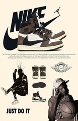 Jordan Sneaker Wall Vinyl ART Decal Basketball Poster Print Removable Adhesive