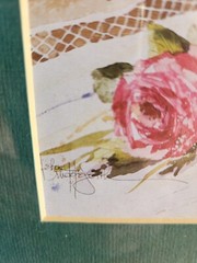 Set of 2 Inpulse Design Inc. Framed Prints Wall Art Decor Floral Shabby Chic