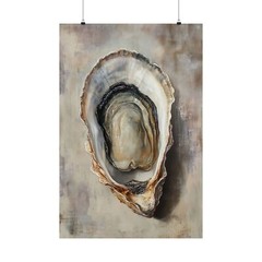 Oyster Painting Print – Premium Matte Finish – Unframed Wall Art