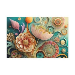 Large Wall Art Print Floral Canvas Pastel Wall Art 36 x 24, 40 x 30, 48 x 32