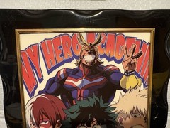 My Hero Academia Wall Art Framed 13.5×11 w/ 11×8 Print (Frame Damage)
