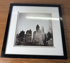 Target 15×15” City Skyline Wall Art Black Frame