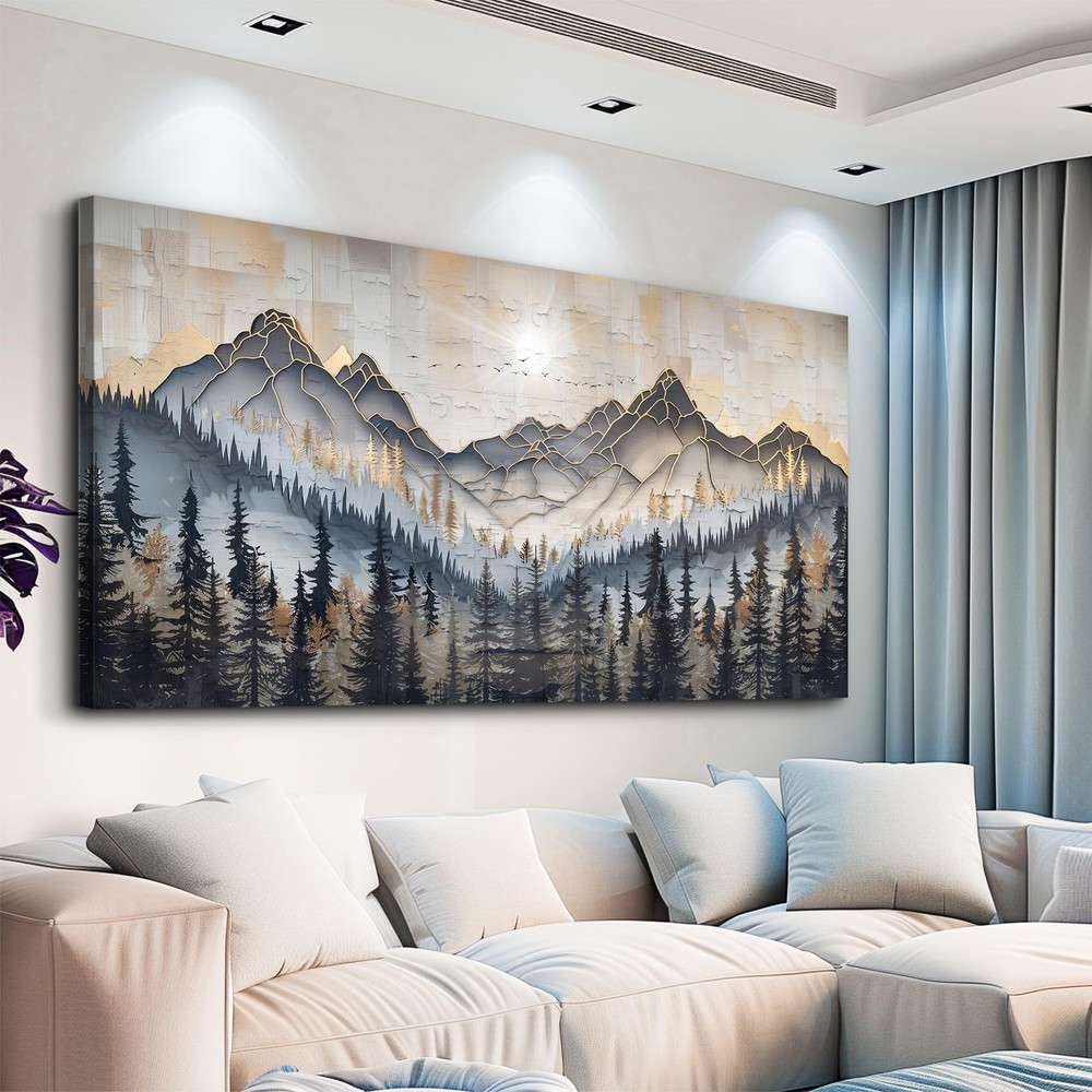 Large Wall Art For Bedroom Wall Decor For Living Room Modern Office Dining Ro…