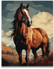 Horse Poster Art for Bedroom Horse Prints Wall Decor 11×14 Inches (Unframed)