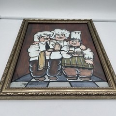 Joy Alldredge Framed Chef Wall Art Kitchen Café Print Restaurant Decor 16 x12.5”