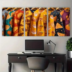 3pcs Unisex Hygge Autumn Fall Sweatshirt Perfect Wall Art Canvas Unframed/Framed