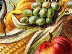 1909 Thanksgiving Turkey Poster: Retro Fall Harvest Postcard Wall Art, Decor