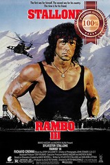 RAMBO III 3 THREE STALLONE 1988 80s OFFICIAL ORIGINAL MOVIE PRINT PREMIUM POSTER