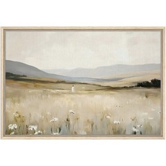 Jesus Leaves the 99 Lost Sheep Christian Wall Art Canvas