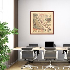 Old Map of Peru 1947 – Vintage Peru Art Wall Decor