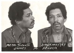 JIMI HENDRIX MUG SHOT GLOSSY POSTER PICTURE PHOTO mugshot jimmy guitar song 1324