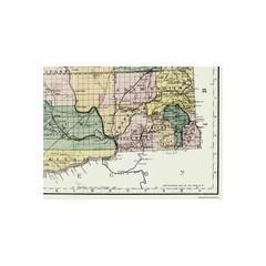 Historic State Map – Washington Territory – Olympia – Page 1886 – Vintage Wall