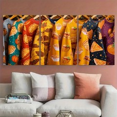 3pcs Unisex Hygge Autumn Fall Sweatshirt Perfect Wall Art Canvas Unframed/Framed
