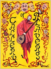 Designer decoration Poster.Nouveau Devil singer.Home art decorator print.q414