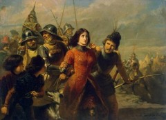 JOAN OF ARC CAPTURED GLOSSY POSTER PICTURE PHOTO maid orleans french france 1293
