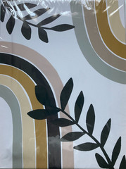 Boho Wall Art 6 Abstract Prints on Canvas Sage Green/Tan BRAND NEW OPENED BOX