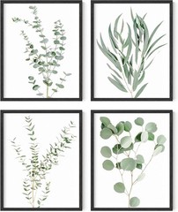 Elegant Botanical Decor: Set of 4 Unframed 8×10 Prints – Nature Inspired Art