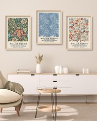 William Morris Canvas Wall Art 16x12in Vintage Poster Decor for Living Room B…