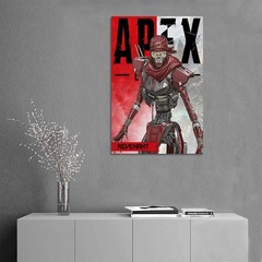 Stylized Revenant Apex Legends Art Print, Canvas art wall decoration