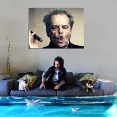 V4548 Jack Nicholson Portrait Cigar Hair Amazing Actor Decor WALL POSTER PRINT