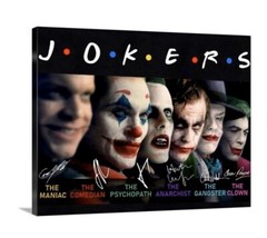 The Jokers Canvas 16X20 Joaquin Phoenix Movie Wall Art Batman Ledger