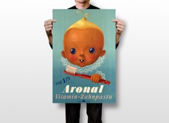 Aronal Toothpaste Dental 1959 Original Vintage Wall Art Home – POSTER 20×30