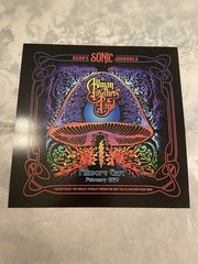 Allman Brothers Band Fillmore East Music Poster Vertical Multicolor Paper