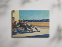 Edward Hopper People in the Sun Canvas Wall Art Realist Painting