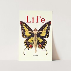 Life Magazine The Flapper 1922 Butterfly Women Girls 1920 Wall Art Poster Print