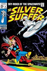 THE SILVER SURFER #4 COMIC BOOK COVER Poster print 11″x17″ home decor