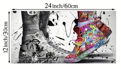 Sneakers Street Graffiti Love Unframed Canvas Poster Picture Sneakerhead Design