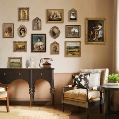 Framed Wall Art for Kitchen Dining Room Bedroom, Wildflower Still Life Oil Pa…