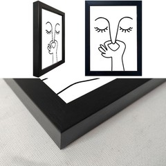 Humorous Bathroom Wall Decor Funny Toilet Canvas Art Framed Picture Print Sign