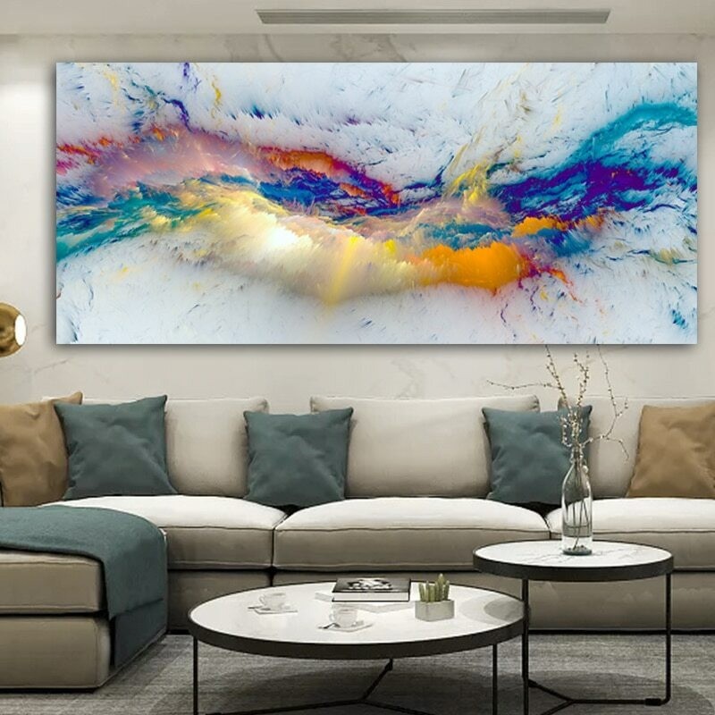 Clouds Abstract Canvas Painting Canvas Wall Art Home Decor Poster Wall Picture