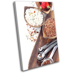 Spices Restaurant Food Kitchen SINGLE CANVAS WALL ART Picture Print VA