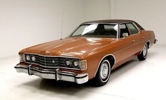 1974 Ford Galaxie Brown, 24 x 36 Inch Poster,