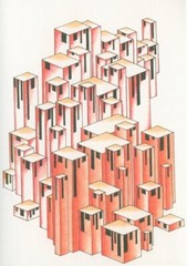 Transparent Figures by Yakov Chernikhov – Russian Constructivist Art [Futurism]