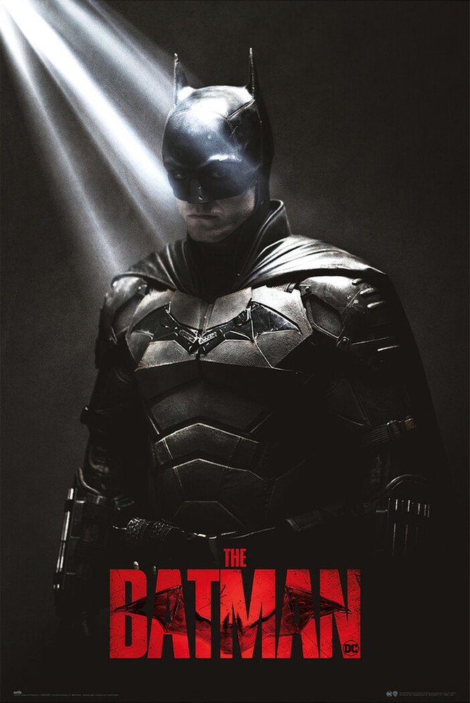 The Batman – Movie Poster (Rays Of Light / Black & White) (Size: 24″ x 36″)