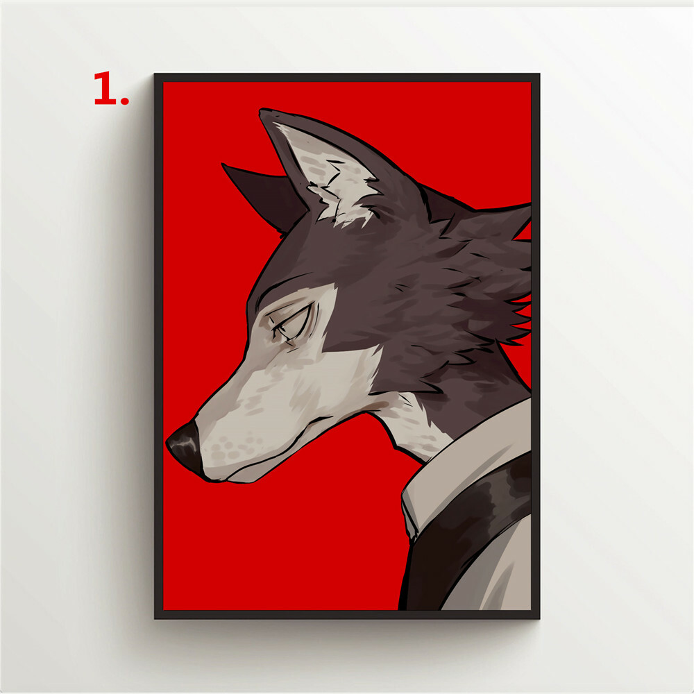 BEASTARS Legosi Poster Picture Bar Shop Door Wall Decor